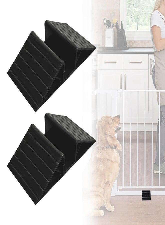 asdmm Pet Gate Triangle Stabilizer Support, Anti-Kick Fall Prevention Reinforcement Card Slot for 4/5 Inch Fence Barrier Stair Railing (2) - Image 1